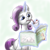 Size: 700x700 | Tagged: safe, artist:defenceless, rarity, pony, unicorn, belly, fat, raritubby, story included, weight gain