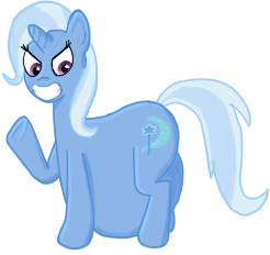 Size: 246x232 | Tagged: safe, trixie, fat, simple background, solo, the great and bountiful trixie, transparent background