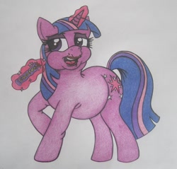 Size: 942x900 | Tagged: safe, artist:spectrum-sparkle, twilight sparkle, chocolate, chubby, fat, solo, twilard sparkle