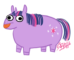 Size: 500x404 | Tagged: safe, artist:tenaflyviper, twilight sparkle, fat, hark a vagrant, kate beaton, shetland pony