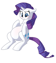 Size: 794x889 | Tagged: safe, rarity, pony, unicorn, belly, blushing, chubby, fat, raritubby