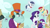 Size: 1920x1080 | Tagged: safe, screencap, rarity, pony, unicorn, inspiration manifestation, claude, creepy, fat, puppet