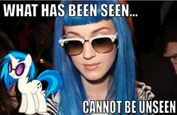 Size: 727x474 | Tagged: safe, dj pon-3, vinyl scratch, human, meme, ultimashadow