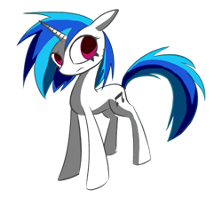 Size: 991x885 | Tagged: safe, artist:missbutlerart, dj pon-3, vinyl scratch, pony, unicorn, female, horn, mare, solo