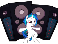 Size: 3274x2451 | Tagged: safe, artist:aqnichols, artist:beechsprout, dj pon-3, vinyl scratch, pony, unicorn, high res