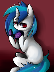 Size: 700x922 | Tagged: safe, artist:matcharoll, dj pon-3, vinyl scratch, pony, unicorn, female, horn, mare, solo