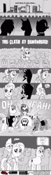 Size: 780x2676 | Tagged: safe, artist:vjmorales, dj pon-3, prince blueblood, rarity, spike, trixie, vinyl scratch, dragon, pony, unicorn, comic, scott pilgrim vs the world