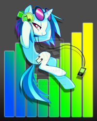 Size: 600x749 | Tagged: dead source, safe, artist:sambragg, dj pon-3, vinyl scratch, pony, unicorn, headphones, solo