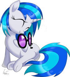 Size: 1339x1482 | Tagged: dead source, safe, artist:andreasbs, dj pon-3, vinyl scratch, pony, unicorn, female, horn, mare, white coat