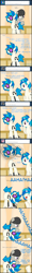 Size: 710x5950 | Tagged: safe, artist:erthilo, dj pon-3, octavia melody, vinyl scratch, earth pony, pony, unicorn, ask octavia, comic, duo, duo female, female, laughing, mare, tumblr
