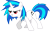 Size: 2721x1691 | Tagged: safe, artist:silentmatten, dj pon-3, vinyl scratch, pony, unicorn, female, mare, solo, two toned mane, white coat