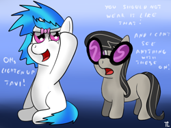 Size: 800x600 | Tagged: safe, artist:thexiiilightning, dj pon-3, octavia melody, vinyl scratch, earth pony, pony, unicorn, filly