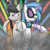 Size: 1152x1152 | Tagged: safe, artist:darkm0neo, dj pon-3, octavia melody, vinyl scratch, earth pony, pony, unicorn, black mane, female, gray coat, horn, mare, two toned mane, white coat