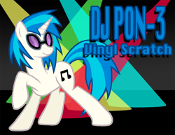 Size: 2200x1700 | Tagged: safe, artist:xain-russell, dj pon-3, vinyl scratch, pony, unicorn, female, horn, mare, solo