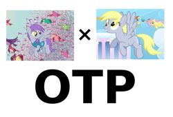 Size: 661x449 | Tagged: safe, derpy hooves, ditzy doo, flutter doo, fluttershy, rainbow dash, bird, pegasus, pony, sonic rainboom (episode), winter wrap up, exploitable meme, female, filly, mare, meme, otp, simple background, vector, white background, winter wrap up vest