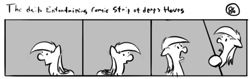 Size: 802x253 | Tagged: safe, artist:tetrapony, derpy hooves, pegasus, pony, comic:the daily derp, comic, female, mare