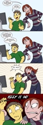 Size: 675x1953 | Tagged: safe, artist:didj, derpy hooves, human, animation error, animator, behind the scenes, comic, computer, drawing, lauren faust, origins of derpy