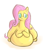 Size: 1280x1500 | Tagged: safe, artist:paupoepic, fluttershy, pegasus, pony, belly, belly button, fat, fattershy, solo