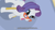 Size: 636x354 | Tagged: safe, derpibooru import, screencap, rarity, pony, unicorn, suited for success, female, horn, mare, purple mane, white coat, youtube caption