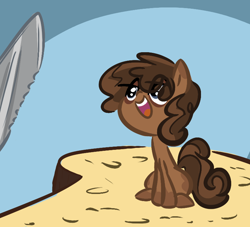 Size: 770x700 | Tagged: safe, artist:tess, food pony, original species, food, micro, nutella, nutella pony, ponified, solo