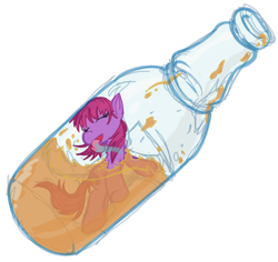 Size: 962x908 | Tagged: safe, artist:dontaskforcookie, berry punch, berryshine, alcohol, bottle, micro