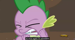 Size: 1600x855 | Tagged: safe, screencap, spike, dragon, princess spike (episode), meme, youtube caption