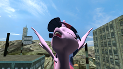 Size: 1280x720 | Tagged: safe, twilight sparkle, twilight sparkle (alicorn), alicorn, pony, alicorn drama, city, female, giant pony, gmod, godzilla (series), macro, mare, twizilla