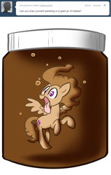 Size: 1000x1573 | Tagged: safe, artist:willdrawforfood1, surprise, g1, ask, ask surprise, food, g1 to g4, generation leap, micro, nutella, tumblr