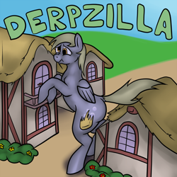 Size: 1024x1024 | Tagged: safe, artist:omnifob, derpy hooves, pegasus, pony, female, giant derpy hooves, macro, mare