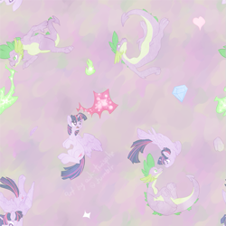 Size: 599x599 | Tagged: safe, artist:aviantheatrics, spike, twilight sparkle, twilight sparkle (alicorn), alicorn, dragon, pony, ask twilight and spike!, ask-twispike, female, male, mare, shipping, straight, tiled background, twispike