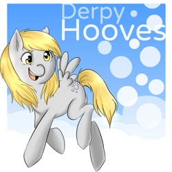 Size: 1080x1080 | Tagged: safe, artist:mylittlerennie, derpy hooves, pegasus, pony, female, mare, solo