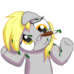 Size: 3426x3426 | Tagged: safe, artist:jammaren, derpy hooves, pegasus, pony, female, high res, mare, paint, paint on fur