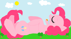 Size: 9672x5296 | Tagged: safe, artist:pinki3-pi3, applejack, fluttershy, pinkie pie, rainbow dash, rarity, twilight sparkle, earth pony, pegasus, pony, unicorn, absurd resolution, giant pony, macro, mane six, pinkzilla