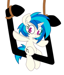 Size: 679x800 | Tagged: safe, artist:dfectivedvice, dj pon-3, vinyl scratch, pony, unicorn, colored, filly, micro, music notes, simple background, solo, transparent background