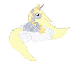 Size: 3000x2529 | Tagged: safe, artist:nianara, derpy hooves, alicorn, pony, alicornified, derpicorn, high res, princess derpy, race swap, solo