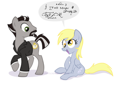 Size: 720x505 | Tagged: safe, artist:lissystrata, derpy hooves, pegasus, pony, doctor who, female, mare, math, roger delgado, the master