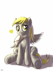 Size: 800x1066 | Tagged: safe, artist:swaetshrit, derpy hooves, pegasus, pony, female, mail, mare