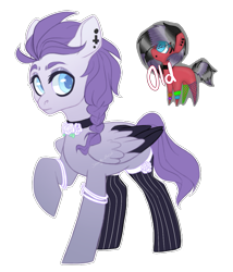 Size: 951x1112 | Tagged: safe, artist:shady-bush, oc, oc:jinx, pegasus, pony, female, mare, simple background, solo, transparent background, two toned wings, wings