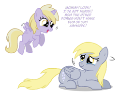 Size: 800x609 | Tagged: safe, artist:flausch-katzerl, derpy hooves, dinky hooves, alicorn, pony, alicornified, crying, cute, dinkabetes, dinkycorn, equestria's best daughter, race swap, tears of joy