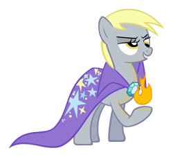 Size: 5000x4547 | Tagged: safe, artist:delectablecoffee, derpy hooves, pegasus, pony, absurd resolution, female, fire, mare, simple background, the great and powerful, transparent background, vector