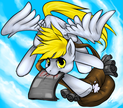 Size: 1029x900 | Tagged: safe, artist:mutanthound, derpy hooves, pegasus, pony, female, mare, solo