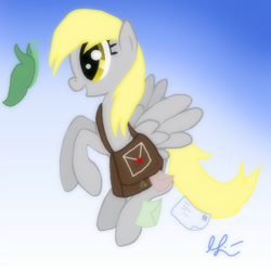 Size: 900x900 | Tagged: safe, artist:lolepopenon, derpy hooves, pegasus, pony, female, mare, solo