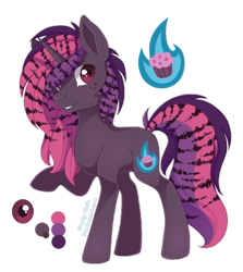 Size: 1024x1147 | Tagged: safe, artist:shady-bush, oc, oc:crashing violet, pony, unicorn, female, mare, simple background, solo, transparent background