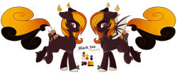 Size: 1023x429 | Tagged: safe, artist:shady-bush, oc, oc only, oc:black tea, oc:lemon tea, bat pony, original species, pony, scented pony, simple background, transparent background, twins