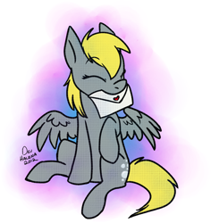 Size: 1378x1458 | Tagged: safe, artist:devlynxbat, derpy hooves, pegasus, pony, female, mare, solo