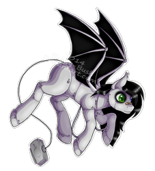 Size: 932x1028 | Tagged: safe, artist:shady-bush, oc, oc:x10497, bat pony, pony, robot, robot pony, male, simple background, solo, transparent background