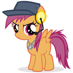 Size: 600x600 | Tagged: safe, artist:flutterderpy, scootaloo, scout, scoutaloo, team fortress 2