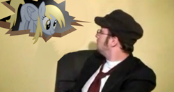 Size: 900x476 | Tagged: safe, derpy hooves, pegasus, pony, female, fourth wall, mare, nostalgia critic