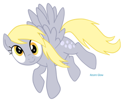 Size: 1879x1556 | Tagged: safe, artist:mlpazureglow, derpy hooves, pegasus, pony, female, mare, simple background, transparent background, vector