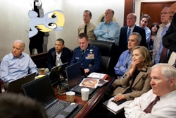 Size: 1434x956 | Tagged: safe, derpy hooves, human, barack obama, hillary clinton, irl, joe biden, photo, the situation room